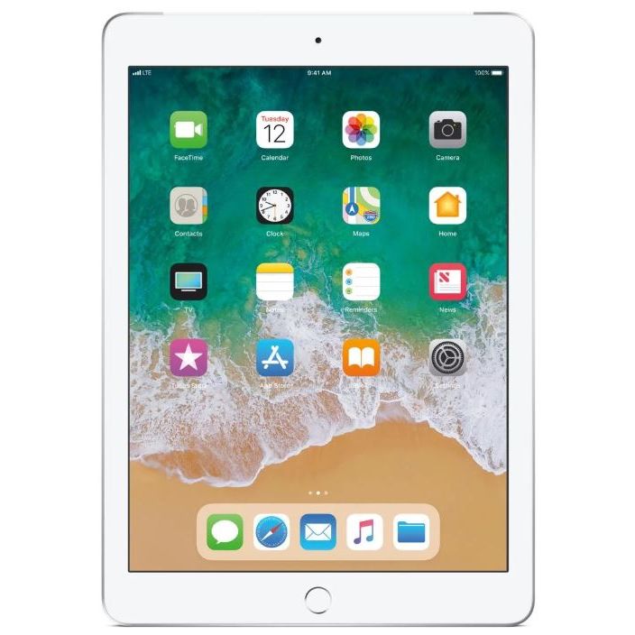 Apple iPad 9.7 Inch 128GB 4G LTE Wi Fi Silver