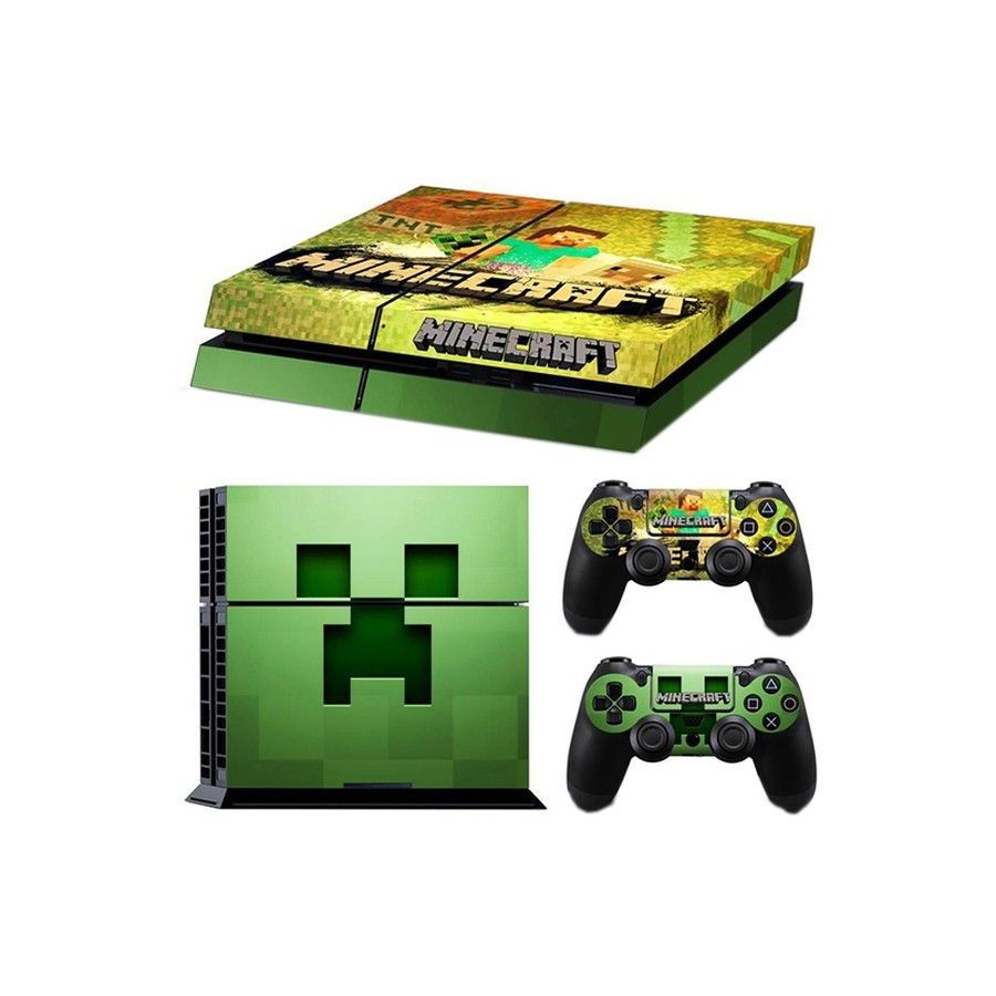 4 Piece Minecraft Sticker Set for PlayStation 4 Ps4 268 Best