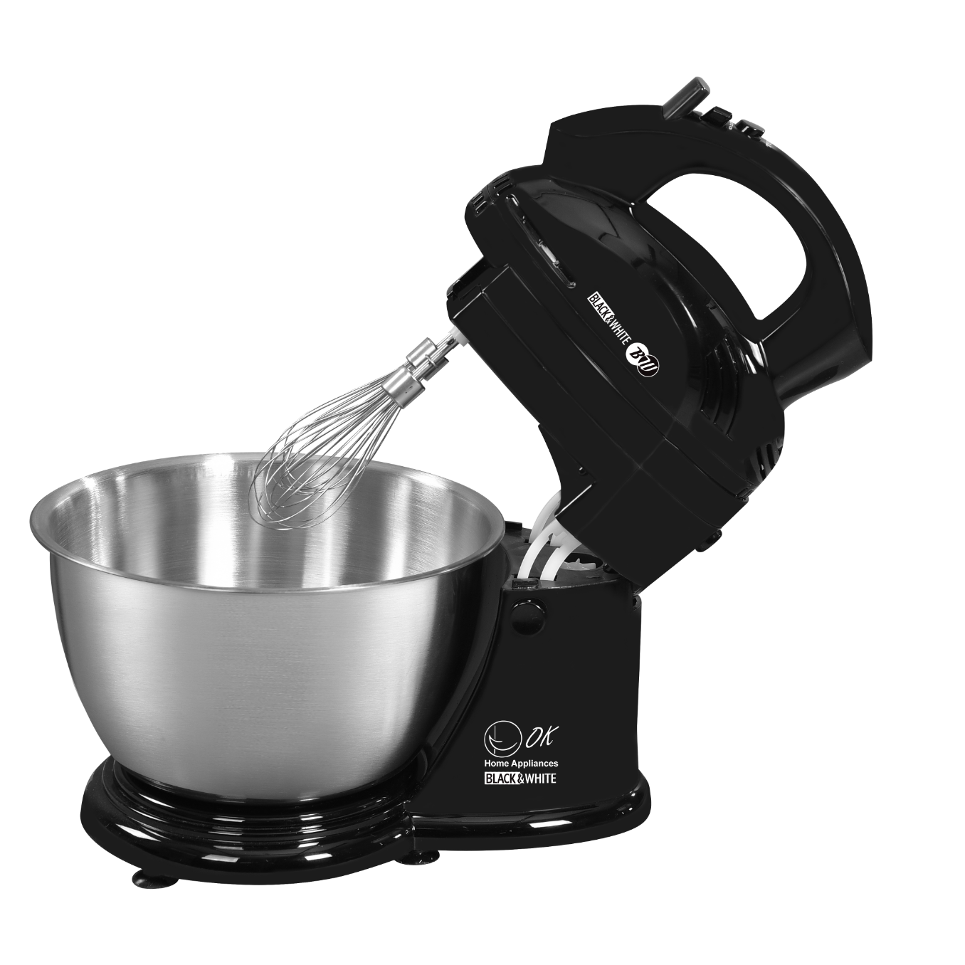 Black and white stand cheap mixer