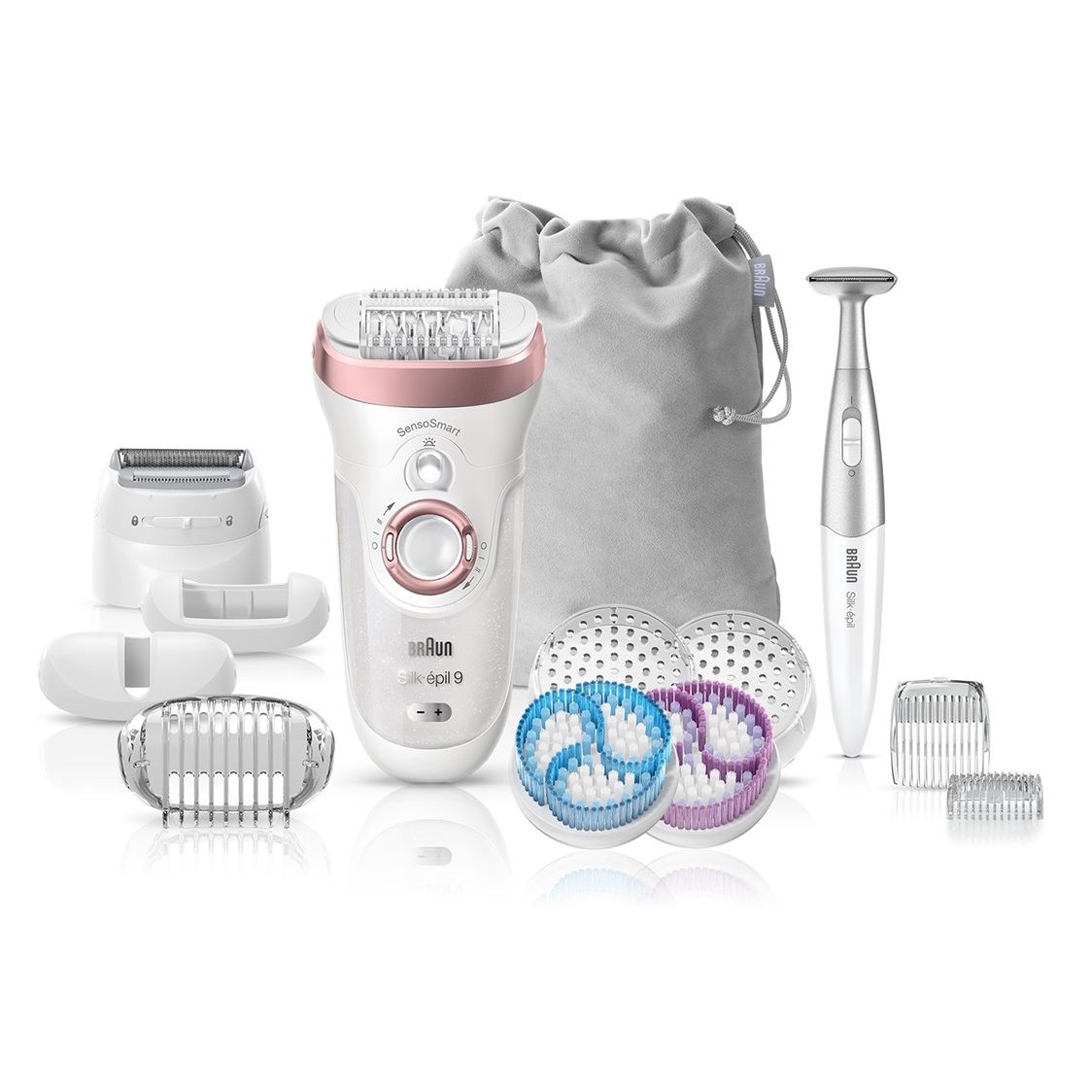 Braun Silk-épil 9 SkinSpa Wet & Dry Epilator, White - SE9980, Best price  in Egypt