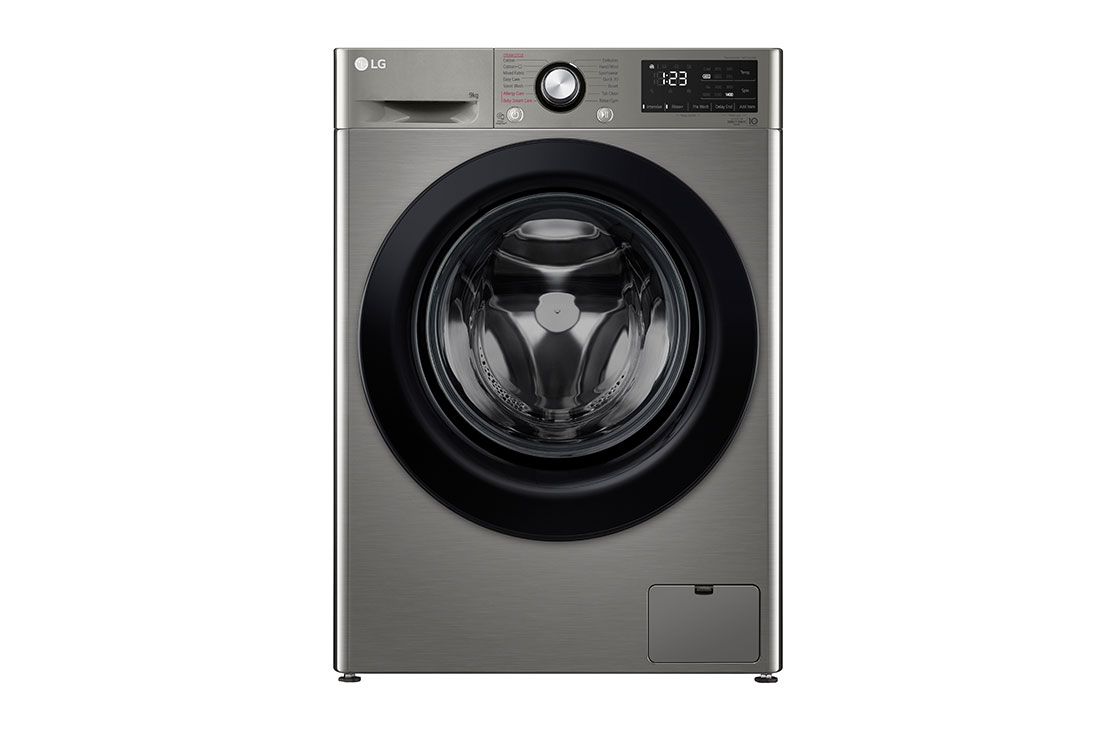 LG Vivace Pro Front Load Automatic Washing Machine, 9 KG, Silver - F4R3VYG6P