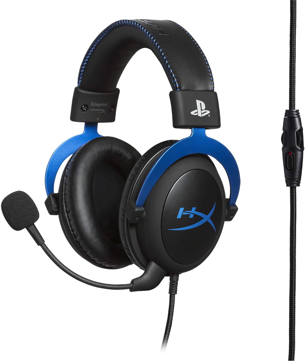 HyperX Cloud Gaming Headset for PS4 with in Line Audio Control and Detachable Noise Cancelling Microphone HX HSCLS BL EM Black Best price in Egypt B.TECH