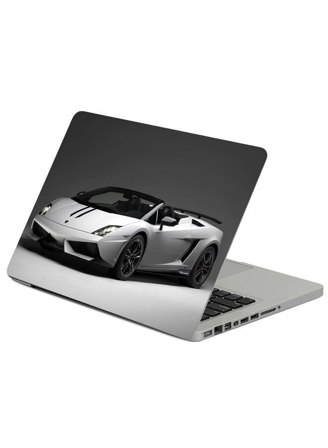 Lamborghini Gallardo Printed Sticker For Laptop 13 Inch - Lp570-4
