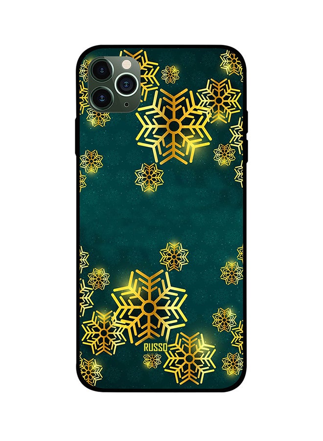 Golden Frozen Pattern Printed Back Cover for Apple iPhone 11 Pro Max