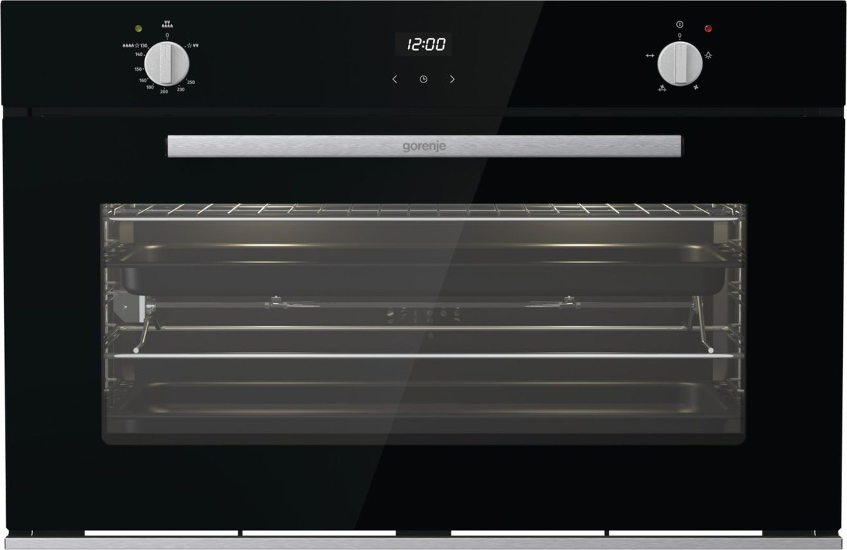 Gorenje Built-in Electric Oven, with Grill, 88 Liters, Black and Stainless Steel- BOGX9832E06BG