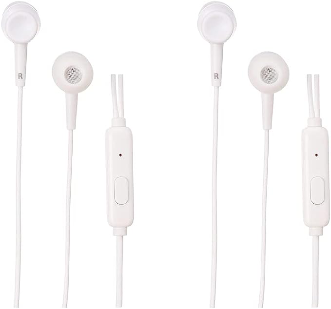 Celebrat Wired Earphone With Microphone, White - G13
