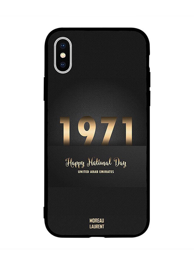 Happy National Day UAE 1971 Printed Back Cover for Apple iPhone X