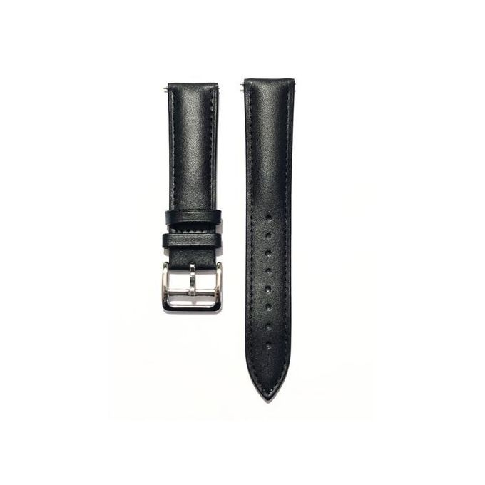 Leather Strap For Huawei Gt 2, 42mm - Black