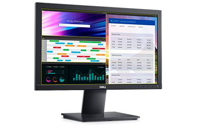 Dell 18.5 Inch HD LED  Monitor, Black- E1920H