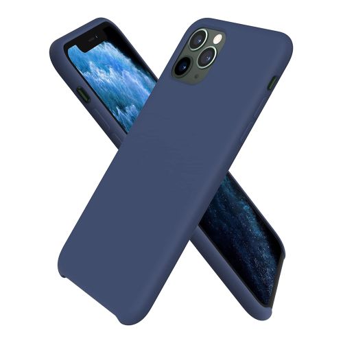 StraTG Silicon Back Cover for iPhone 11 Pro Max - Navy