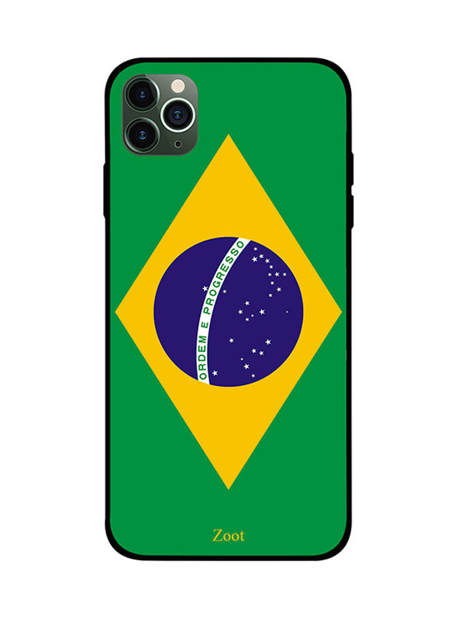 Brazil Flag Printed Back Cover for Apple iPhone 11 Pro
