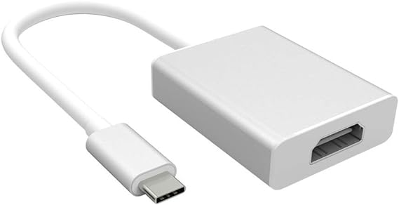 موزع USB-C إلى HDMI لأجهزة بمنفذ C - فضي