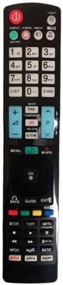 Remote Control for LG and Samsung TVs - Black