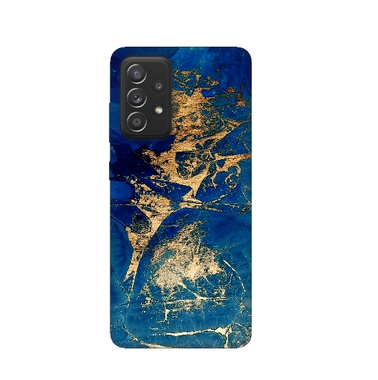 Marble Gold Navy Printed Back Cover for Samsung Galaxy A13 Lite