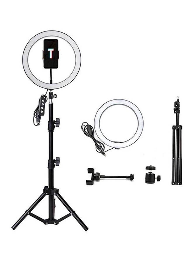 Ring Light with Stand, 33cm - Black and White