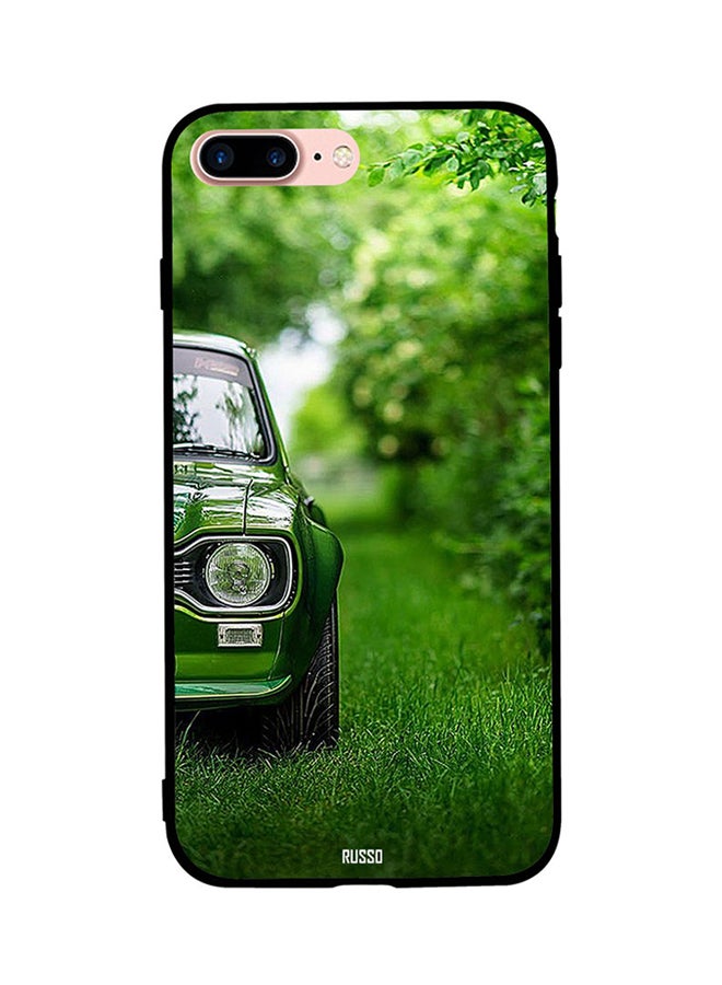 Green Vintage Beauty Printed Back Cover for Apple iPhone 8 Plus