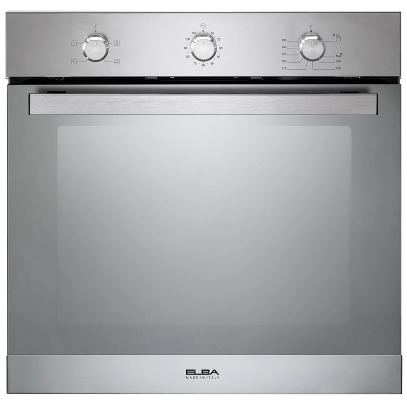 Elba Built-in Gas Oven, with Grill, 62 Liters, Stainless Steel- AL6XLXFG