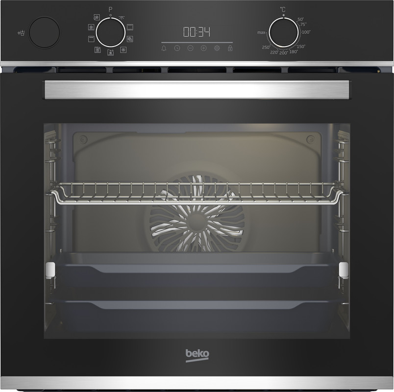 Beko Built-in Electric Oven,  with Grill, 72 Liters,Black - BBIS13300XMSE