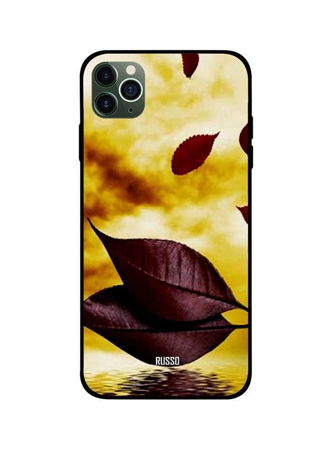 Clouds And Leaf Printed Back Cover for Apple iPhone 11 Pro Max