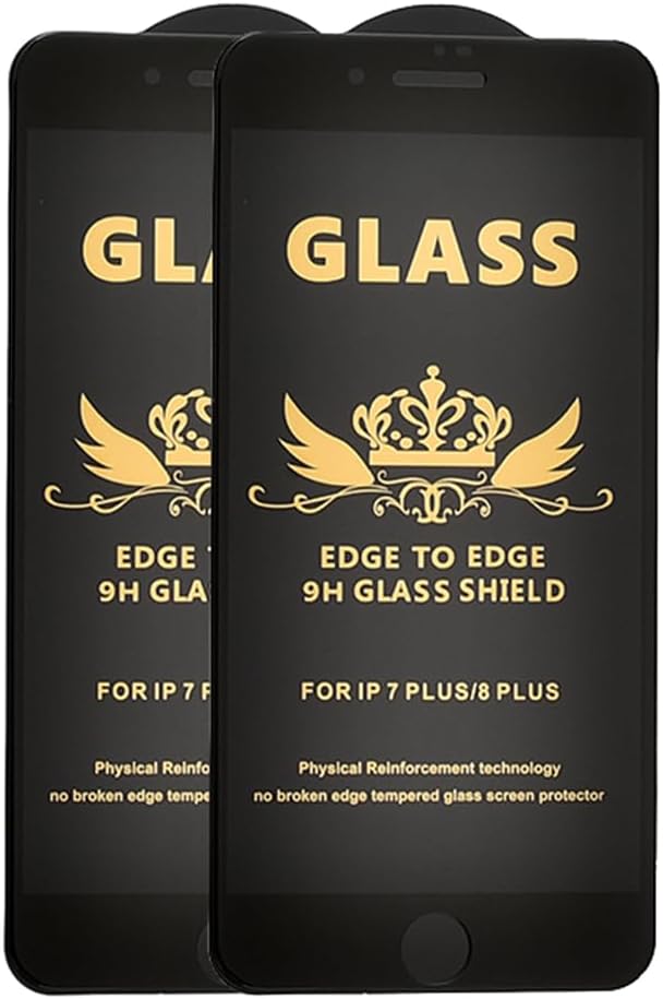 G-Power 2 Pack Glass Screen Protector for Apple iPhone 7 Plus
