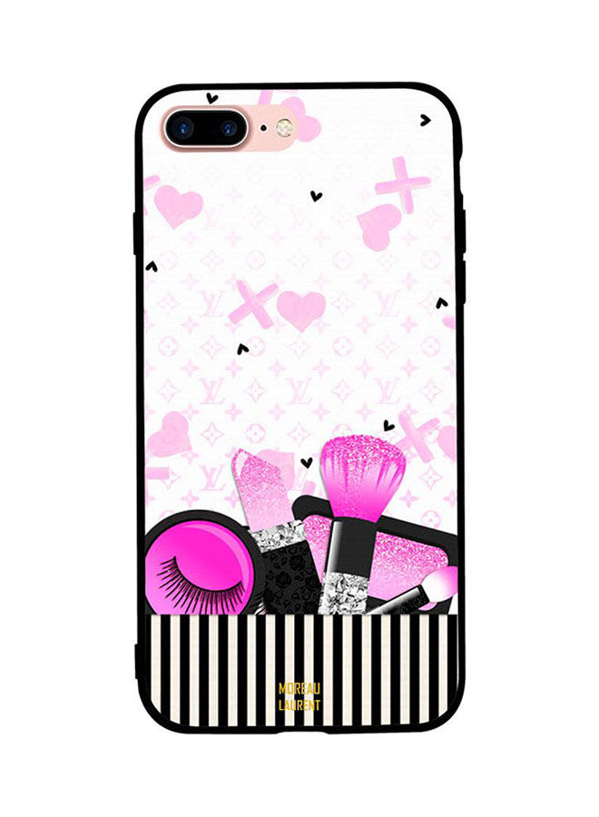 Pink Makeup Printed Back Cover for Apple iPhone 8 Plus