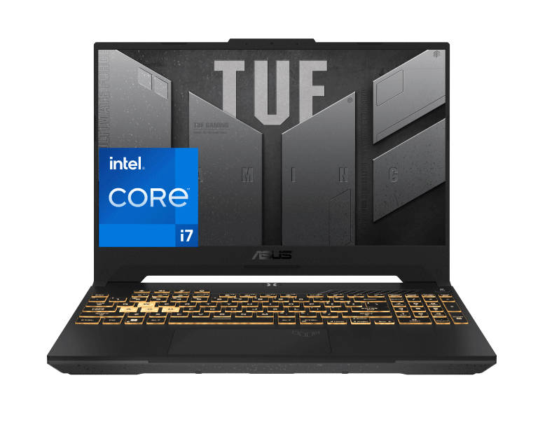 Asus TUF F15 FX507ZC4-HN002W Gaming Laptop, 15.6 Inch, Intel Core i7-12700H, 512GB SSD, 16GB RAM, Nvidia GeForce RTX 3050 4GB, Windows 11 - Mecha Gray