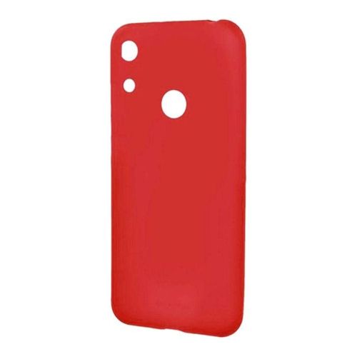 Stratg Silicone Back Cover for Huawei Y6 2019 and Honor 8A Pro - Red
