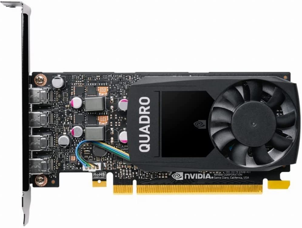 Pny NVIDIA Quadro P1000 Graphics Card, 4GB, Black- ‎VCQP1000V2-SB