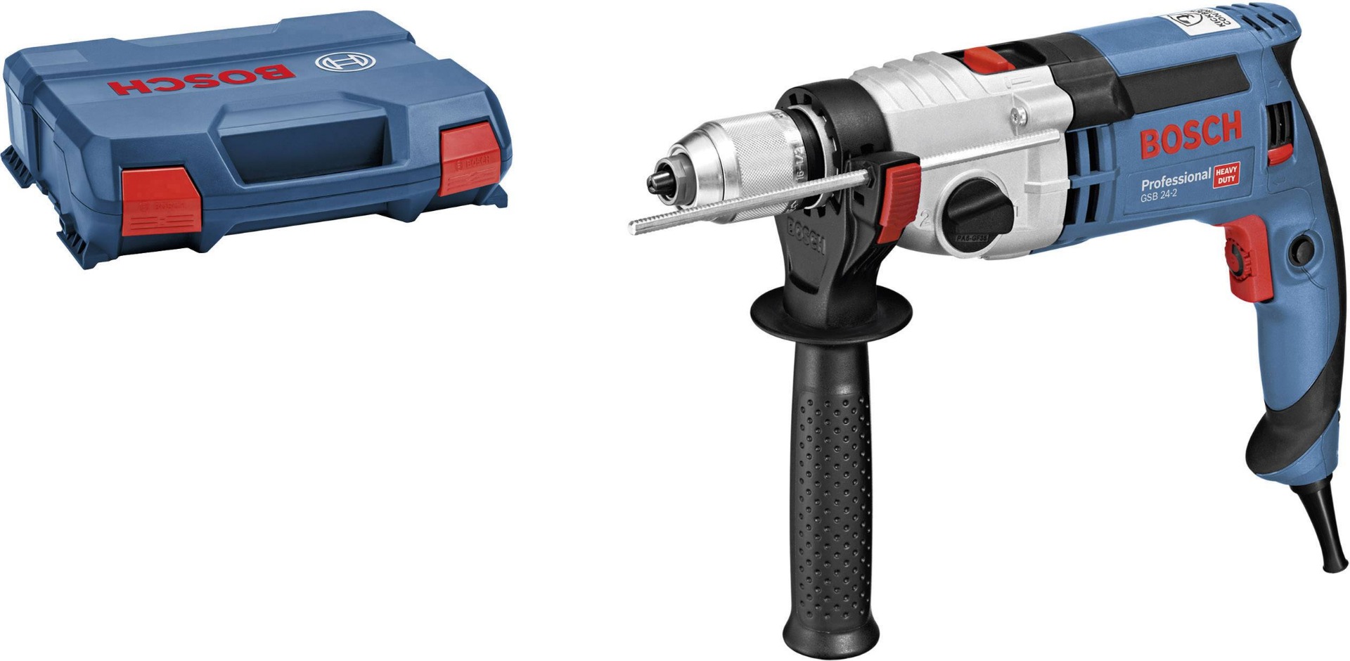 Bosch Professional Impact Drill, 1100 Watt, Multicolor - GSB 24-2