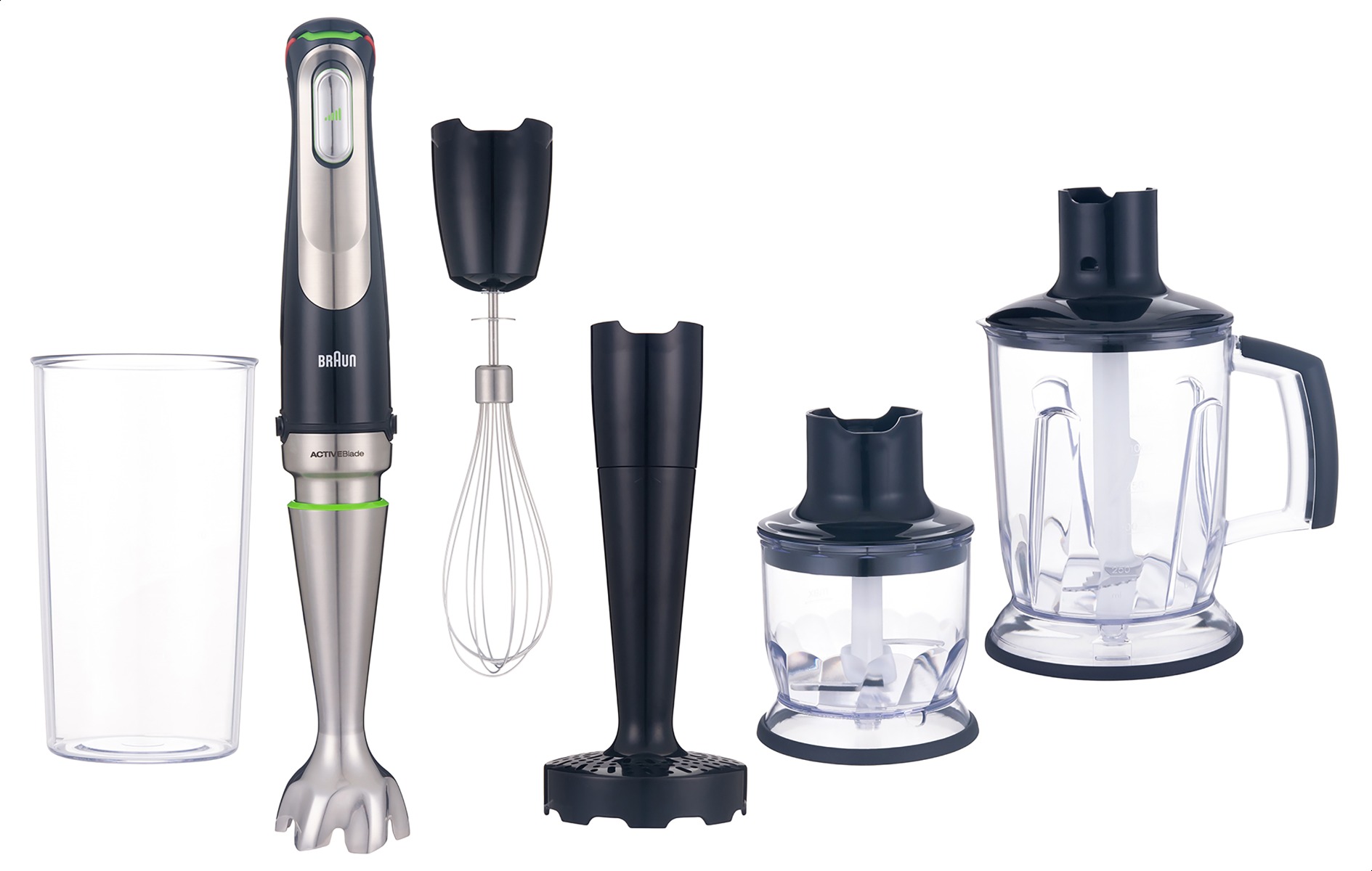 Braun MultiQuick 9 Hand Blender, 1000 Watt, Black - MQ 9047