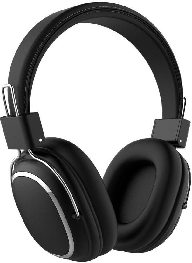Sodo Over-Ear Wireless Headphones with Microphone, Black - Sd-1004