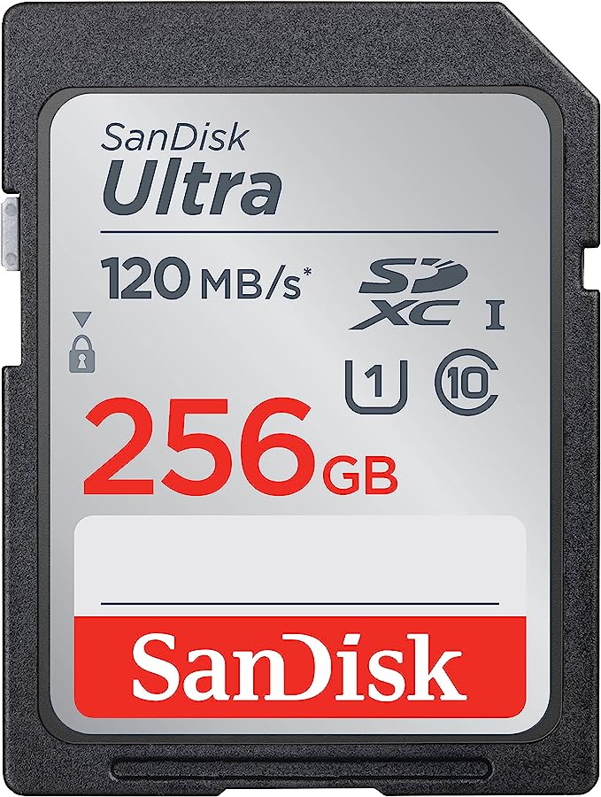 SanDisk Ultra SDXC Memory Card, 256GB - SDSDUN4-256G-GN6IN