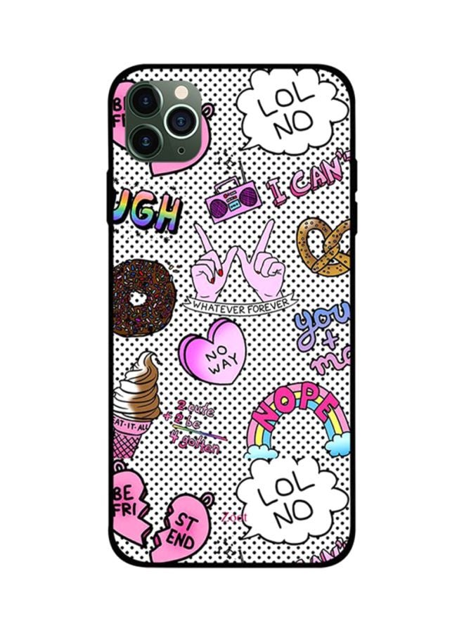 Girly Tags Printed Back Cover for Apple iPhone 11 Pro Max
