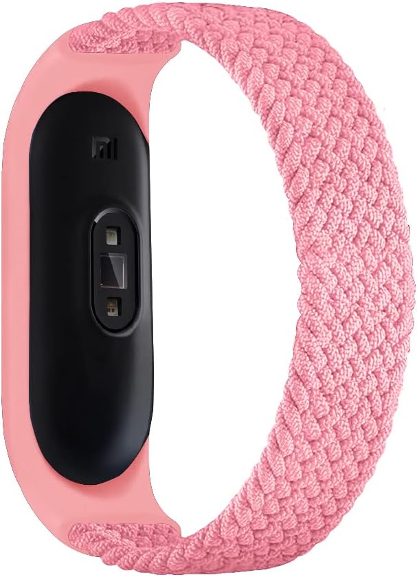 Braided Solo Loop Band Compatible for Xiaomi Mi band 5 6 Bands Women Men Soft Stretchable Nylon Sport Replacement Wristband for Mi Band 4 3 Elastics Fibres Strap Best price in Egypt B.TECH