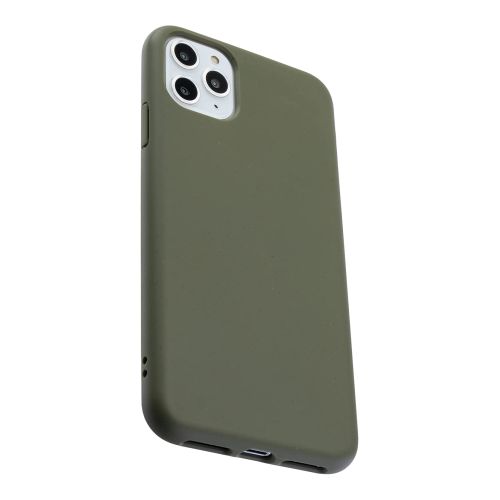StraTG Silicon Back Cover for iPhone 11 Pro Max - Khaki