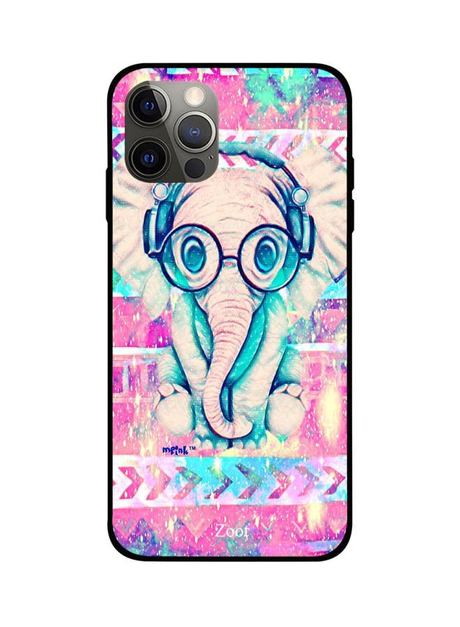 Elephant Glasses Printed Back Cover for Apple iPhone 12 Pro