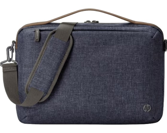 HP Laptop Shoulder Bag, 15.6 Inch, Navy - 1A218AA