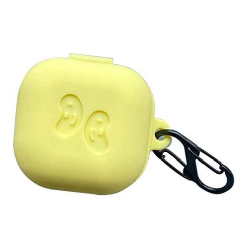 Stratg Silicone Earbuds Case for Samsung Galaxy Buds 2 and Buds Pro - Yellow