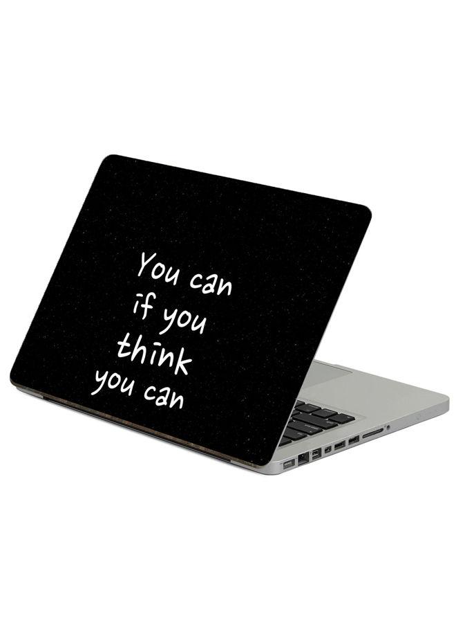 Inscription Quote Printed Laptop sticker 13.3 inch
