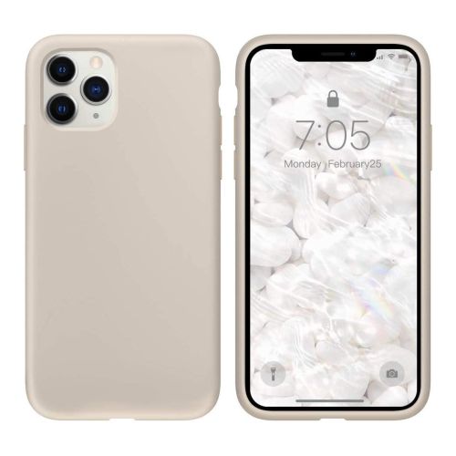 StraTG Silicon Back Cover for iPhone 11 Pro Max - Grey