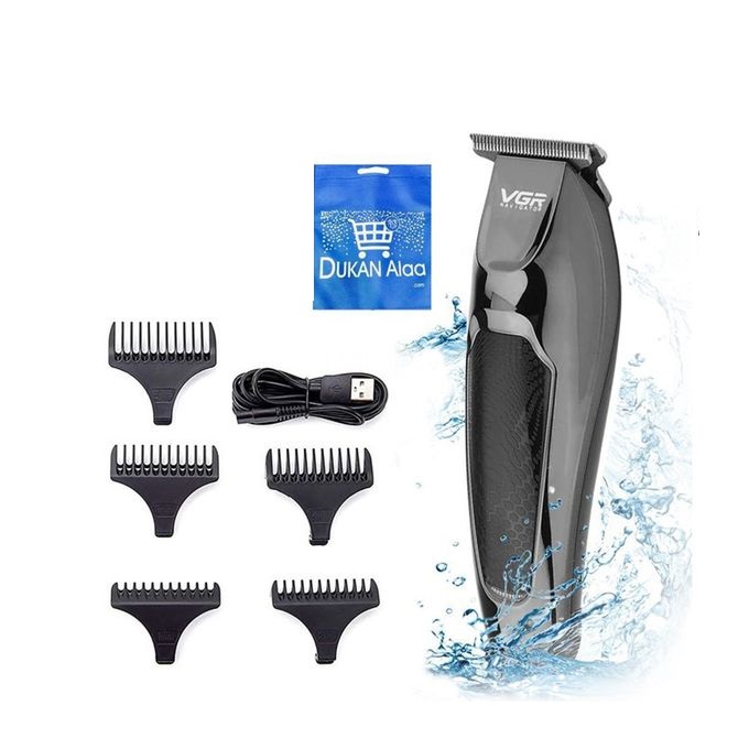 VGR Rechargeable Hair Clipper, Black - V-030, with Gift Bag
