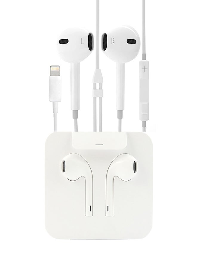 Wired In-Ear Earphone with Lightning Connector - White
