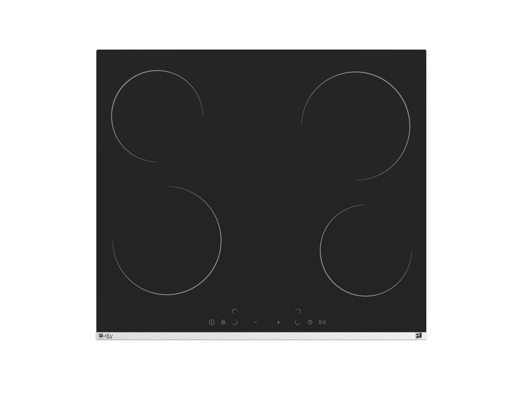 Purity Electric Built-in Hob, 60cm, 4 Burners, Black- MS261