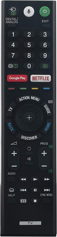 Remote Control for Sony TVs - Black