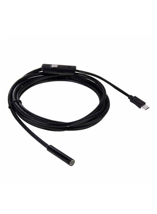Micro USB to Endoscope Inspection Camera Cable, 60cm, Black - CAM-06-B