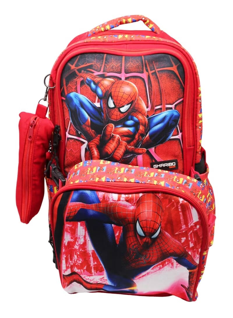 Spiderman backpack with lunch bag sale