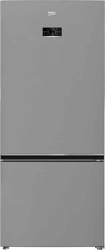 Beko Freestanding Combi Refrigerator, No Frost, 2 Doors, 590 Litres, Inverter Motor, Titanium Inox - RCNE590E35ZXP1