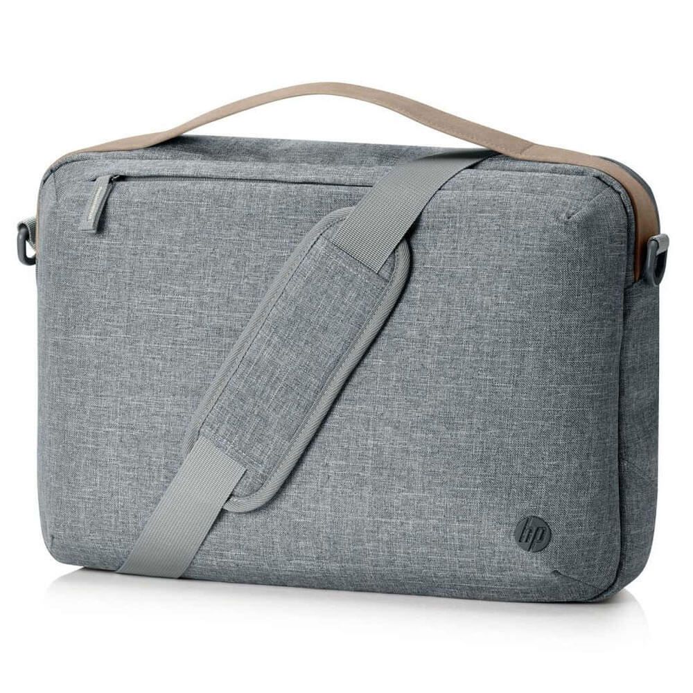 HP Laptop Shoulder Bag, 15.6 Inch, Grey - 1A213AA