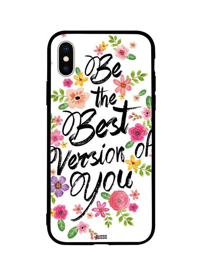 Best Version of Yourself Printed Back Cover for Apple iPhone X