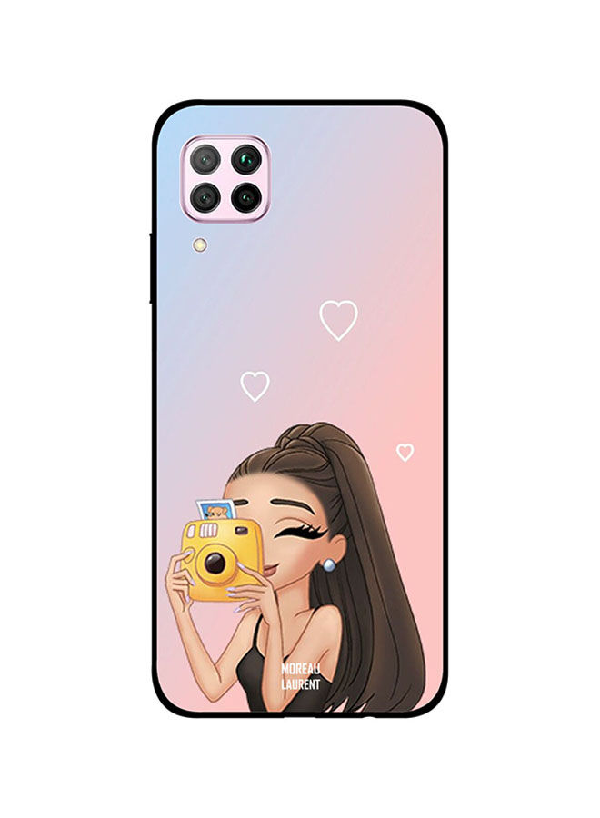 Moreau Laurent Cute Girl Taking Picture Printed Back Cover for Huawei Nova 7i